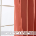 Coral Blackout Curtains 96 Inch Long